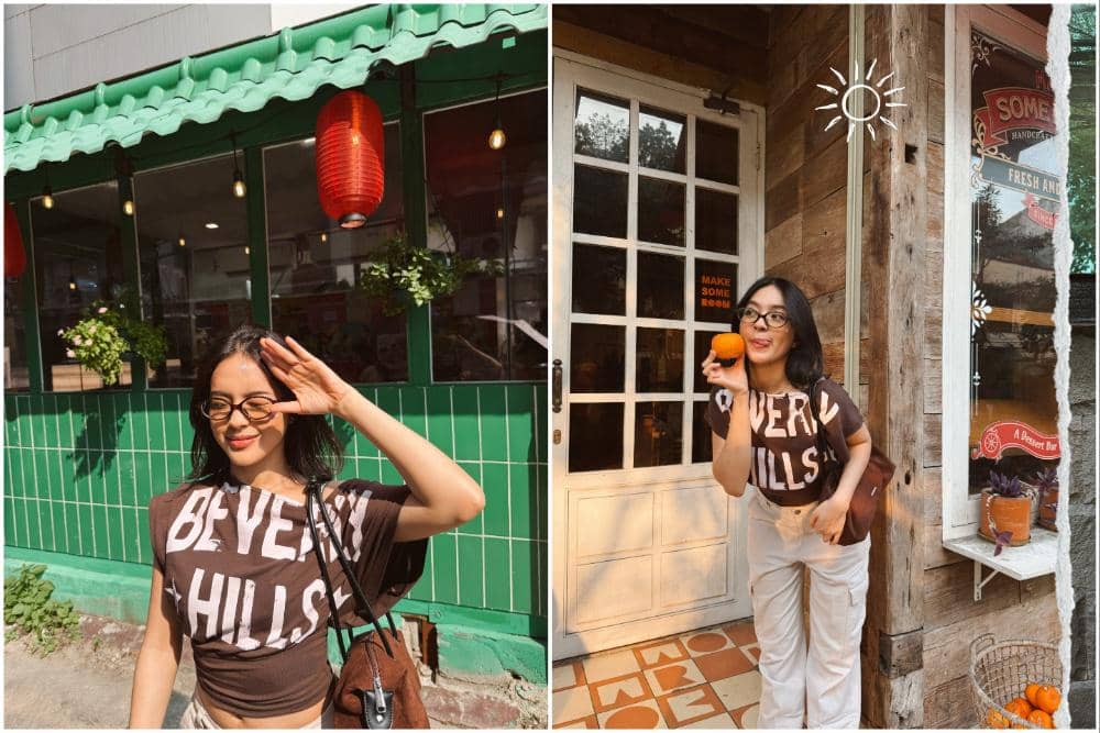10 Potret Eca Aura Jalan-jalan di Blok M, Banyak Spot Foto Keren!