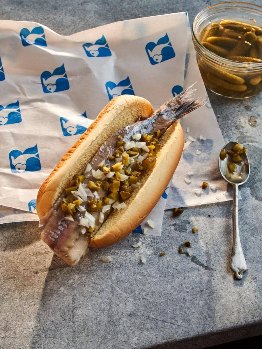 salah satu menu di Russ & Daughters