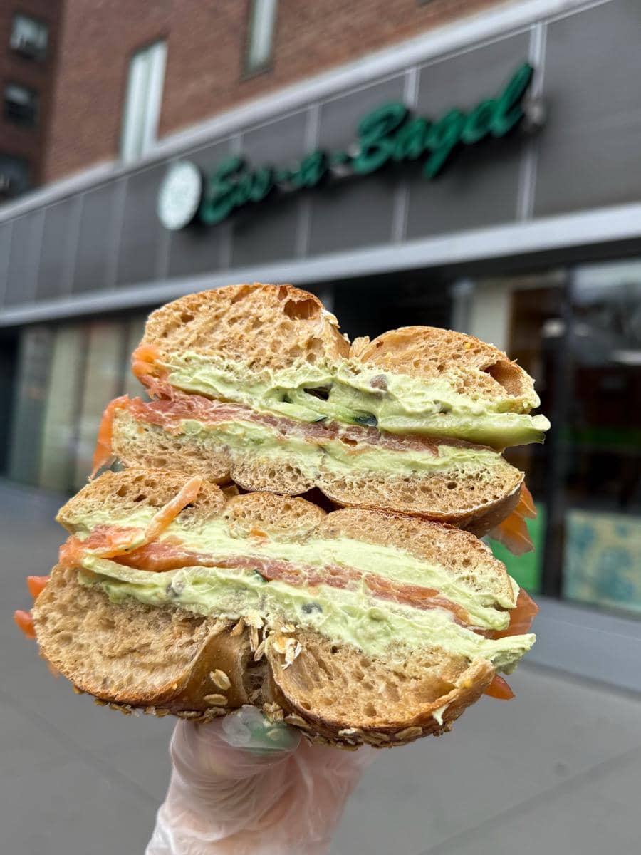 sajian menu di Ess a Bagel