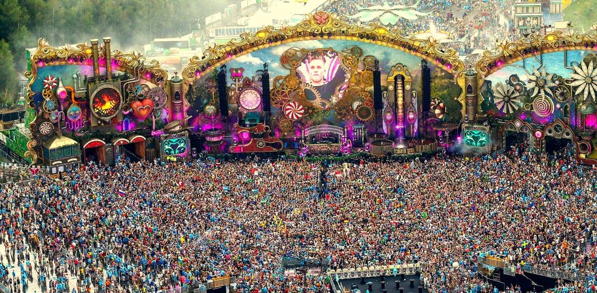 ilustrasi panggung Tomorrowland