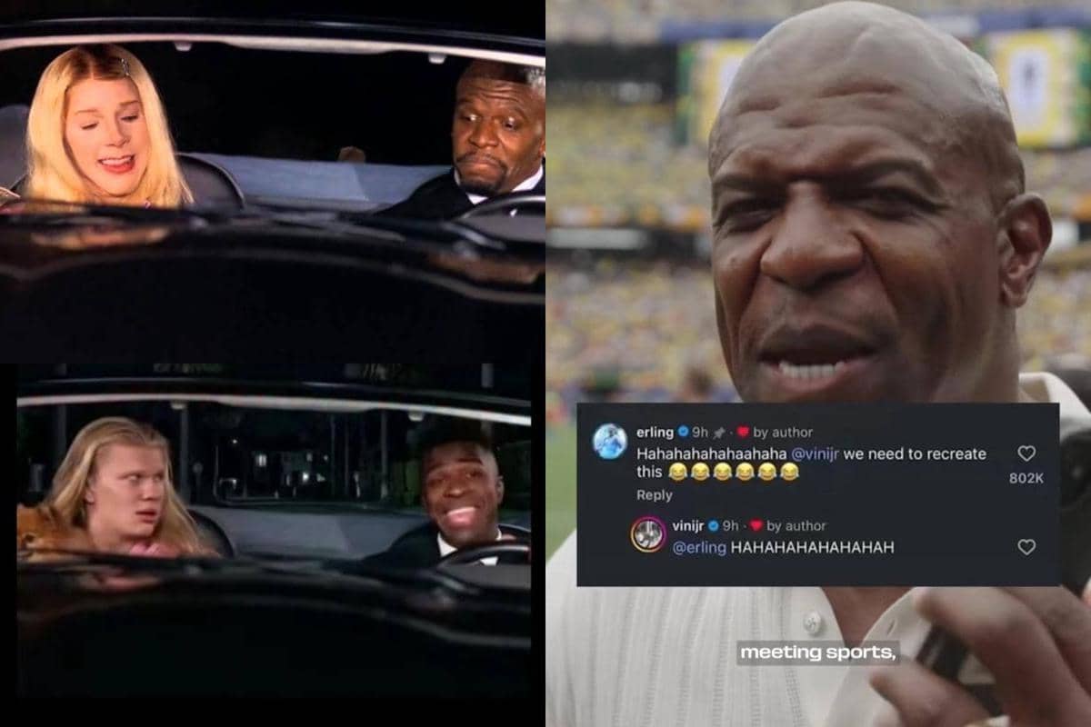 Reaksi Terry Crews soal Parodi White Chicks Haaland x Vini Jr, Ngakak