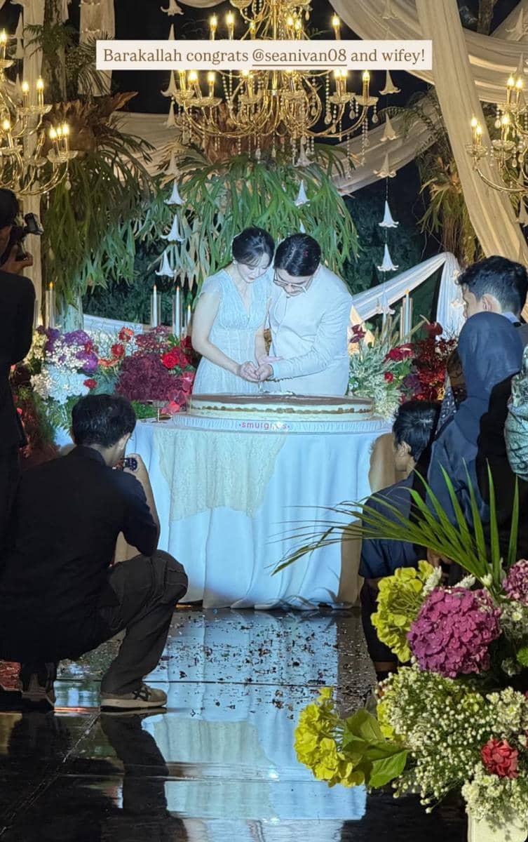 Gaya dan Dekorasi Pernikahan Sean Ivan Adik Irish Bella (instagram.com/qeyona via seanivan08)