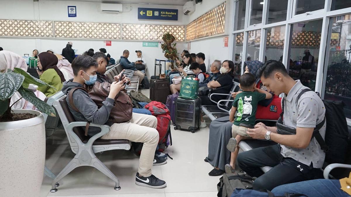 Penumpang KA Bandara YIA. (Dok. Istimewa)