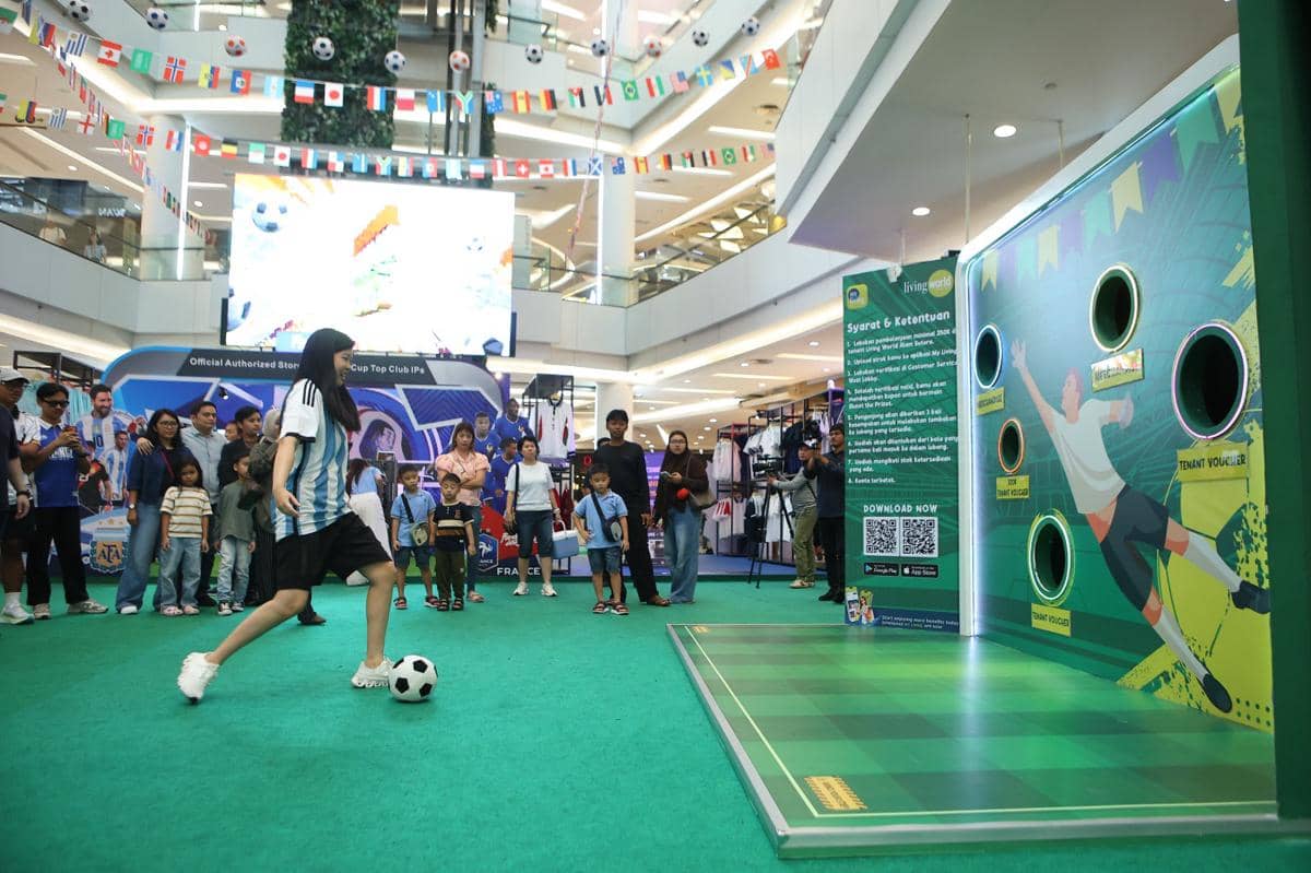 Liburan Sekolah, Living World Alsut Hadirkan Perayaan Sepak Bola Seru!