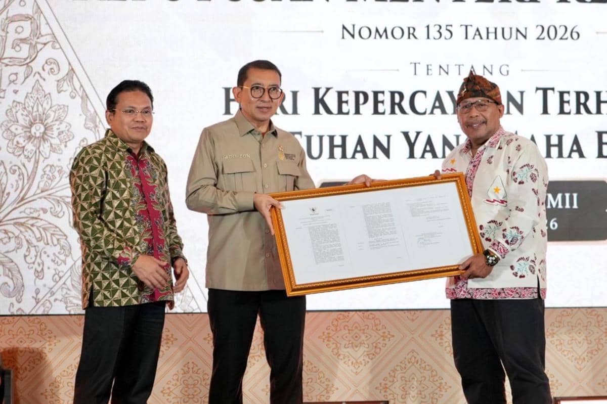 Kementerian Kebudayaan menetapkan tanggal 13 Juli sebagai Hari Kepercayaan Terhadap Tuhan Yang Maha Esa (YME) (dok. Kemenbud)