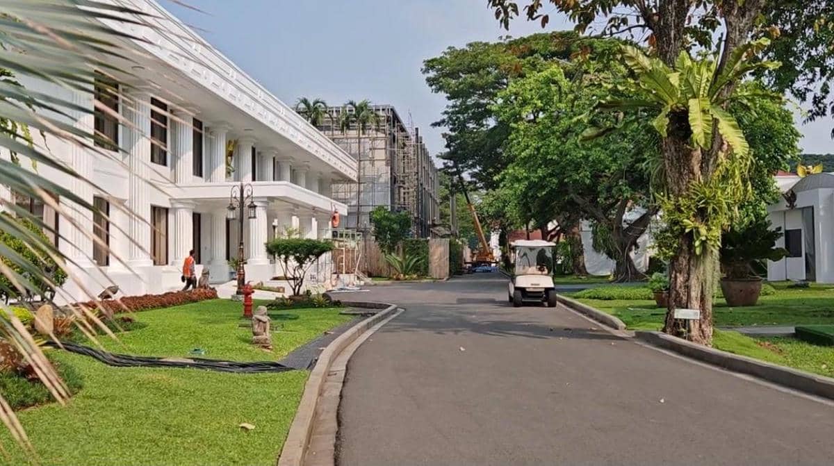 Proyek bangunan baru di Kompleks Istana Kepresidenan Jakarta (IDN Times/Ilman Nafi'an)