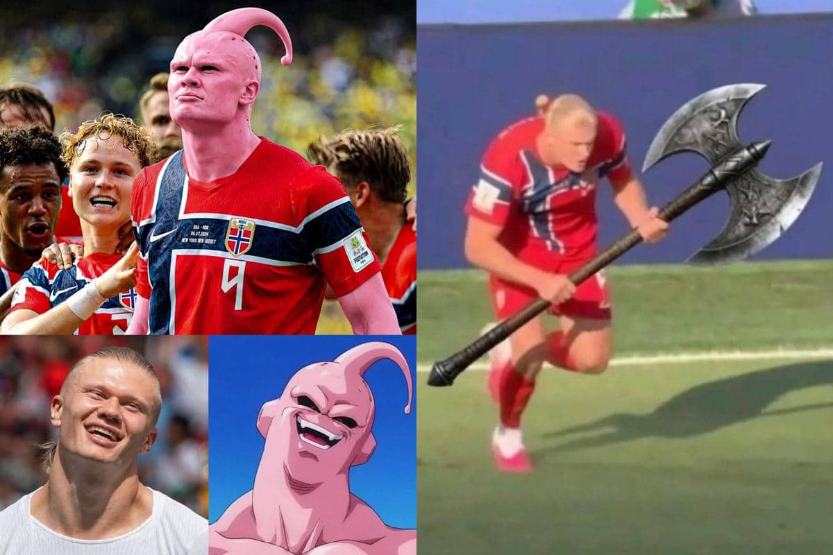 7 Meme Selebrasi Erling Haaland, Lagaknya Kocak tapi Jago