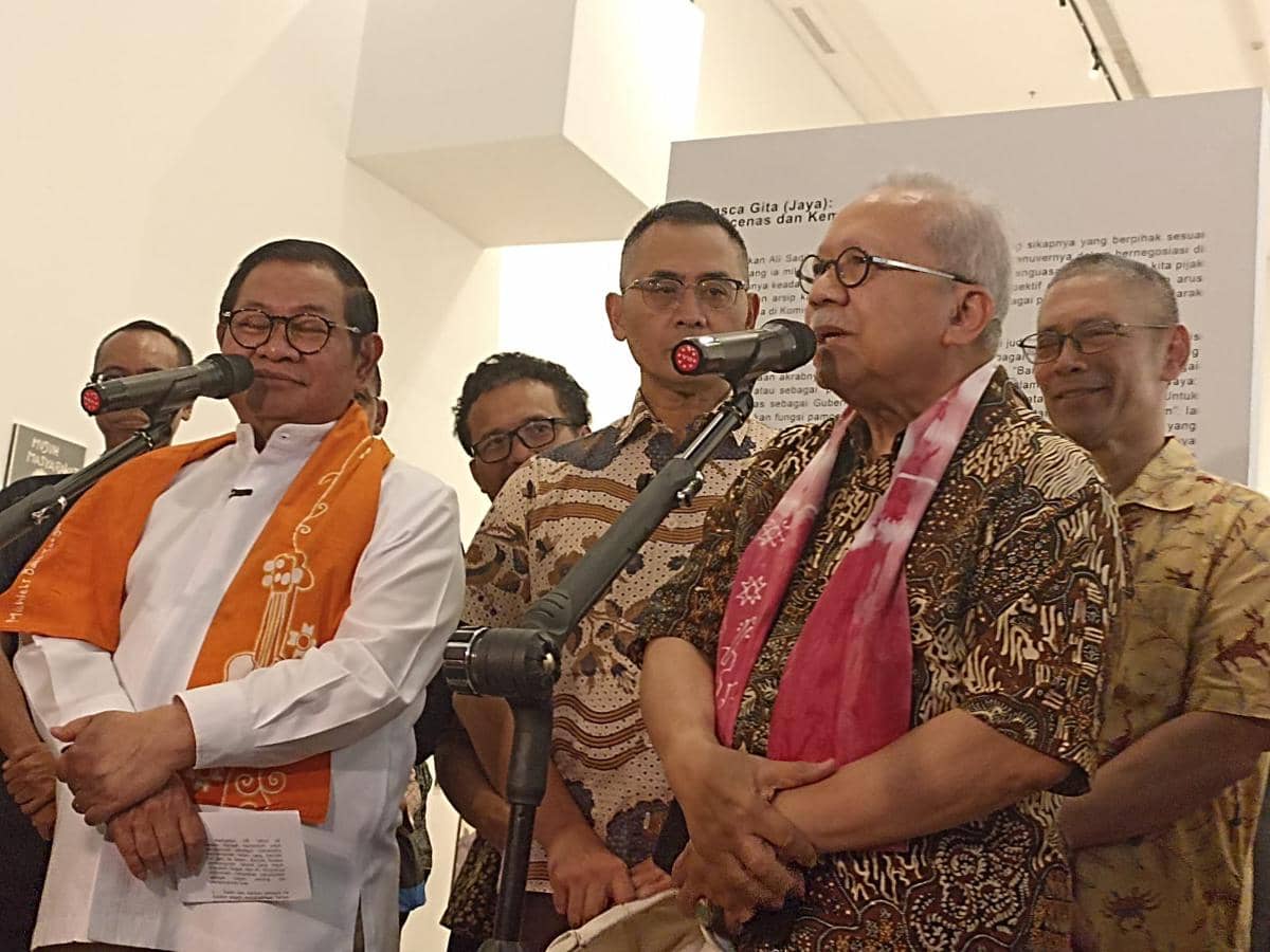 Gubernur DKI Jakarta Pramono Anung dalam Peringatan 100 tahun Ali Sadikin di TIM, Selasa (7/6/2026). (IDN Times/Dini Suciatiningrum)