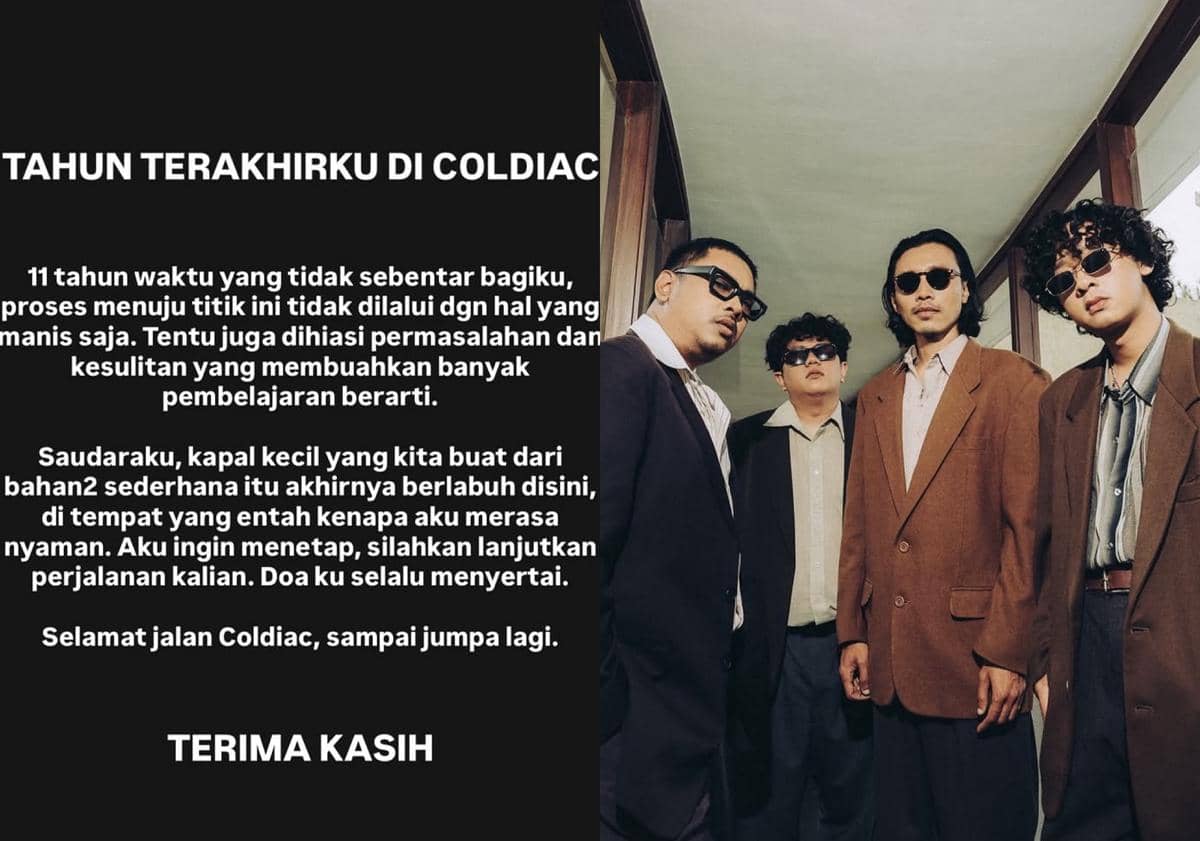 Bhima Bagaskara Umumkan Keluar dari Coldiac Usai 11 Tahun, Kenapa?