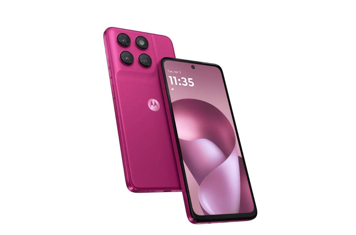 Motorola Moto G77 Power warna fuchsia red