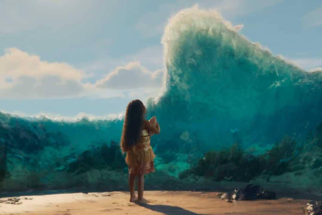 Moana kecil dan lautan