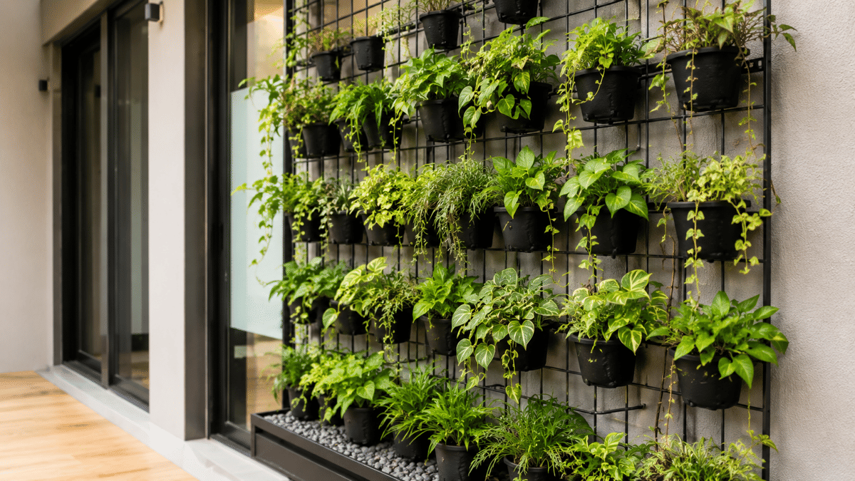 Dekorasi living wall