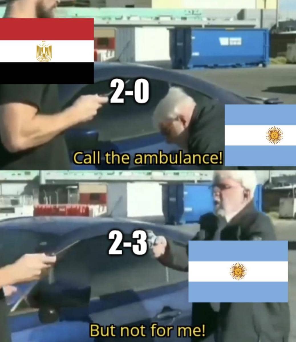 meme Argentina kalahkan Mesir