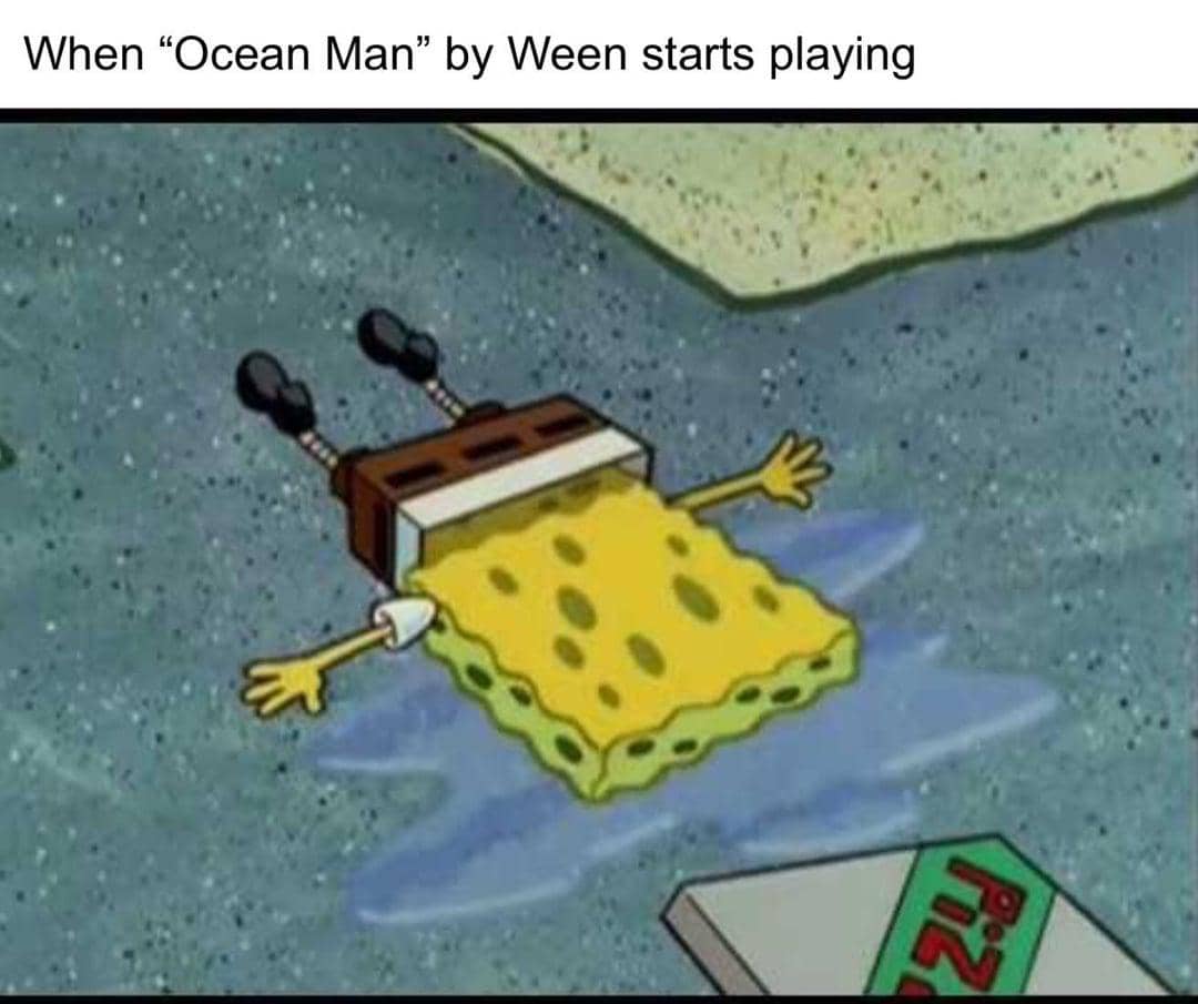 meme SpongeBob tentang nostalgia