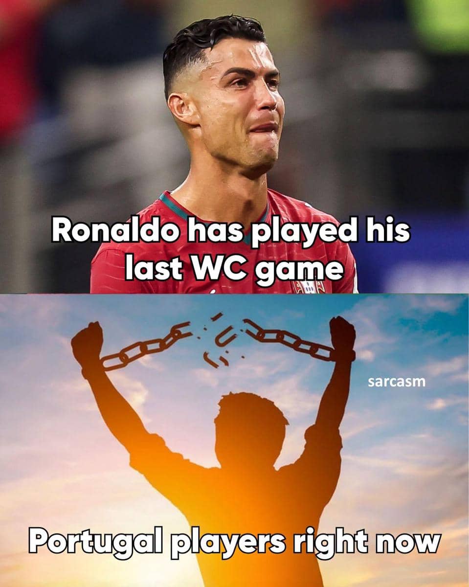 meme Ronaldo nangis