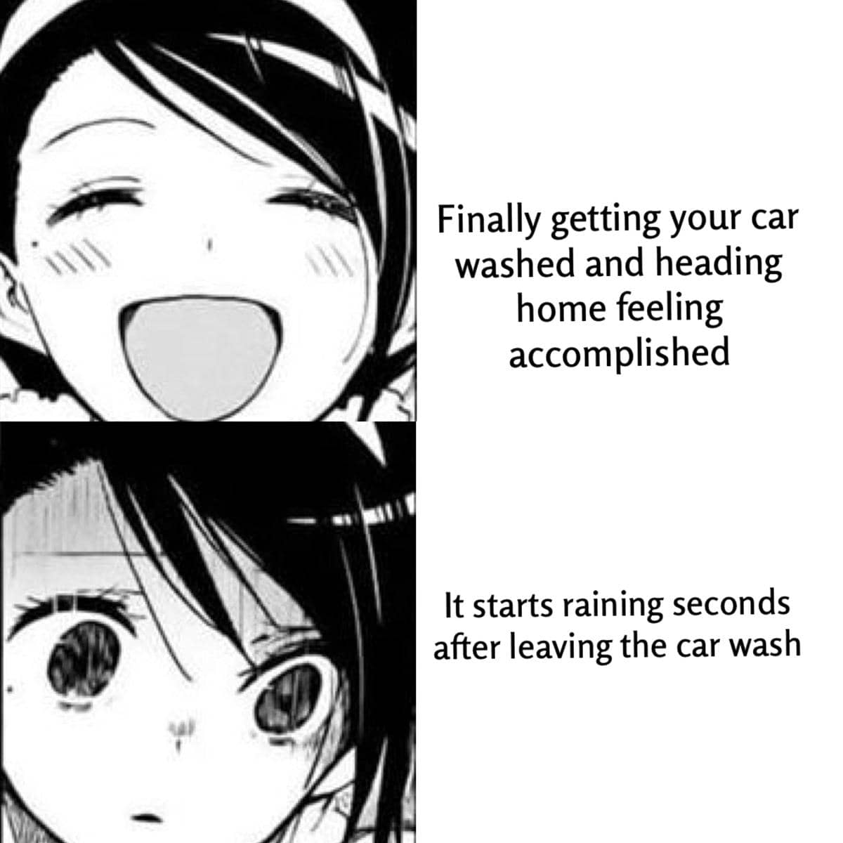 meme anime tentang buang-buang uang