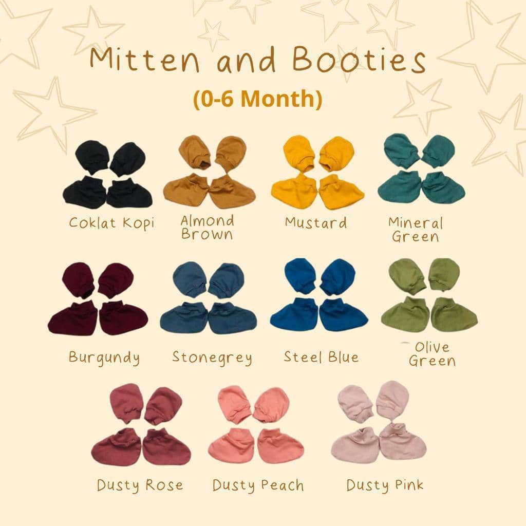 LITTLE JENNA - Mitten and Booties new born