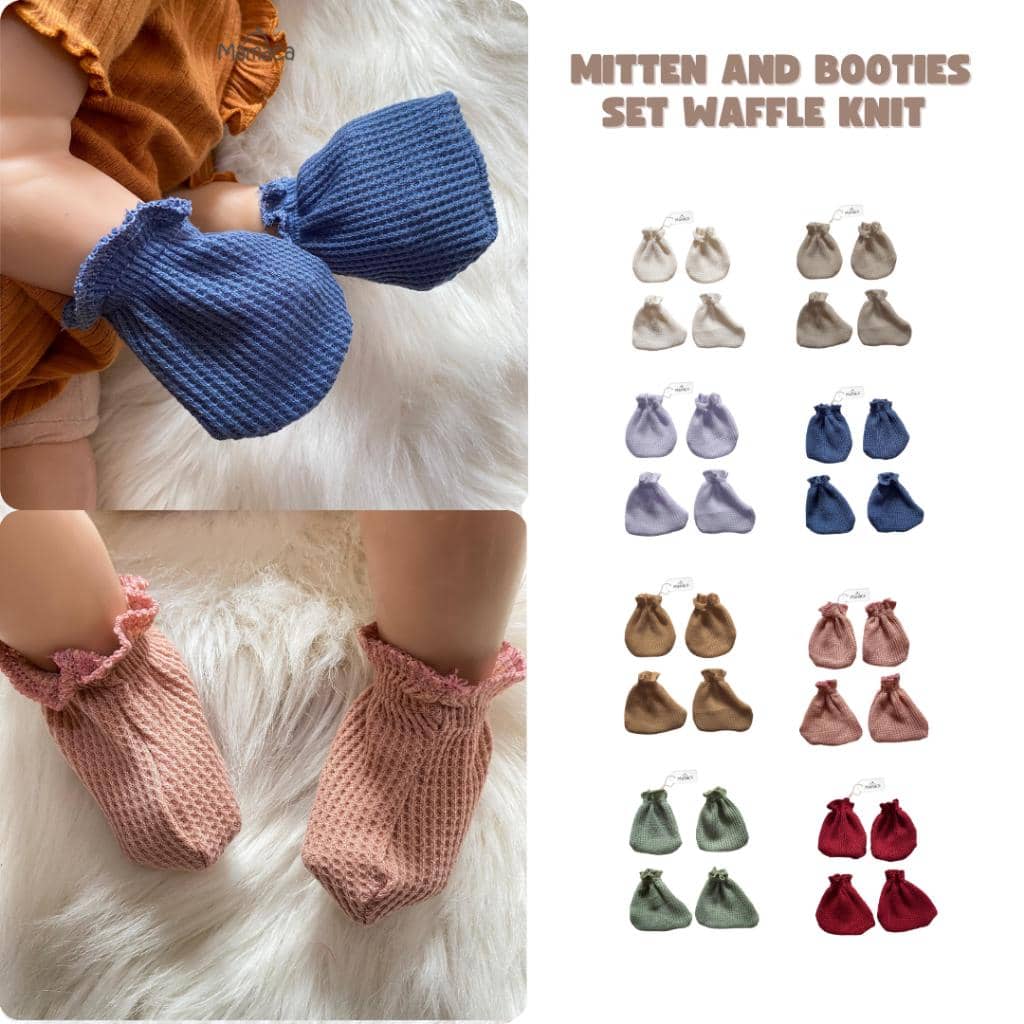 Mamaca Waffle Knit Set Bayi Newborn