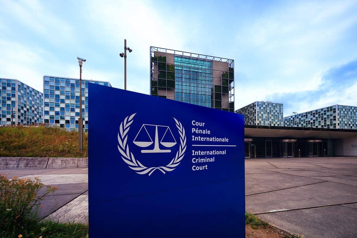 Kantor Pusat Mahkamah Internasional (ICJ) di The Hague, Belanda.