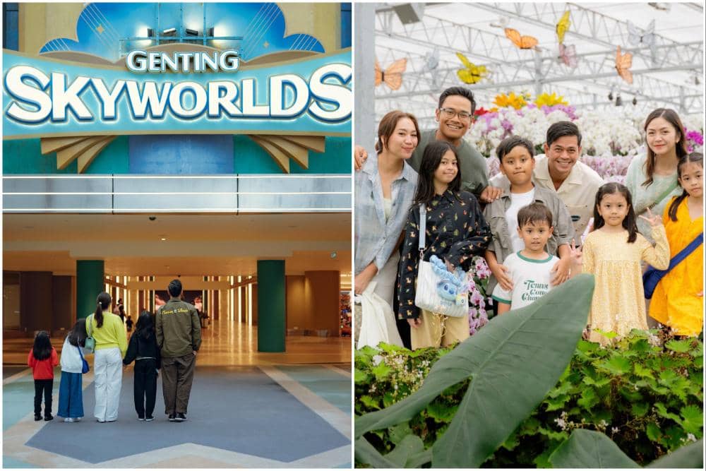 7 Potret Keluarga Surya Insomnia Liburan di Genting Skyworlds Malaysia