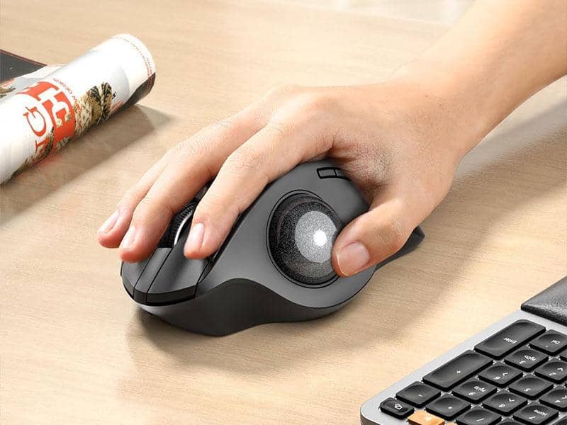 ilustrasi trackball mouse