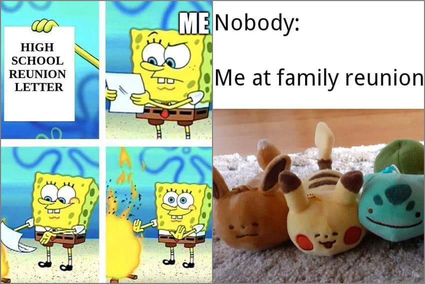 8 Meme Kartun tentang Reuni, Banyak Orang Bermuka 2?