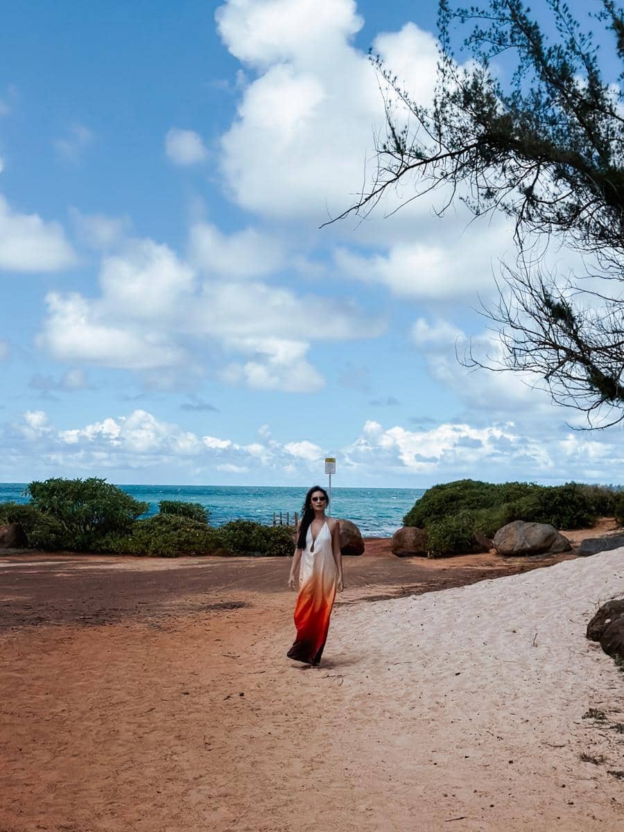 Patricia Gouw liburan di Hawaii