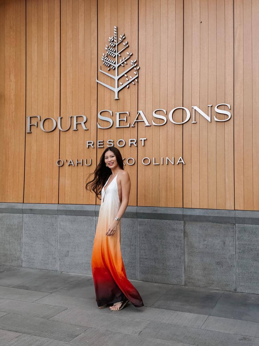 Patricia Gouw liburan di Hawaii