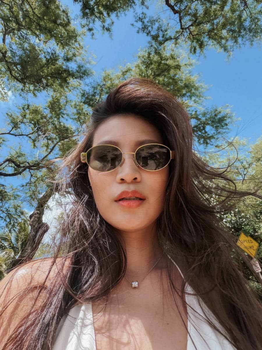 Patricia Gouw liburan di Hawaii