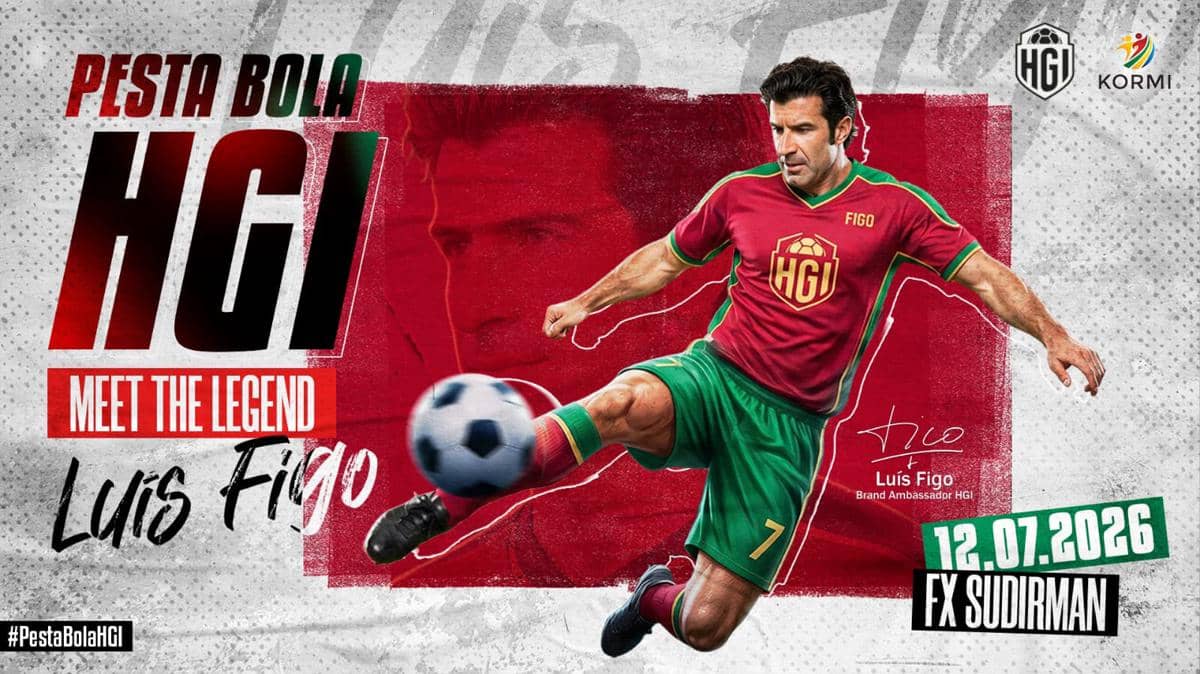 HGI Inisiasi Pesta Bola HGI 2026 Dukungan KORMINAS, Bawa Luis Figo!