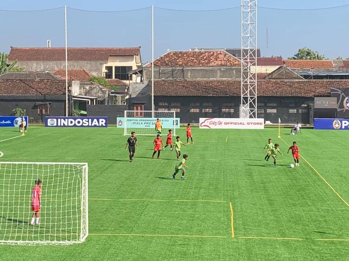 Tim Perspin U-10 yang mewakili Sulawesi Selatan pada Seri Nasional Festival Grassroots Piala Presiden 2026 di Yogyakarta. Dok. Istimewa