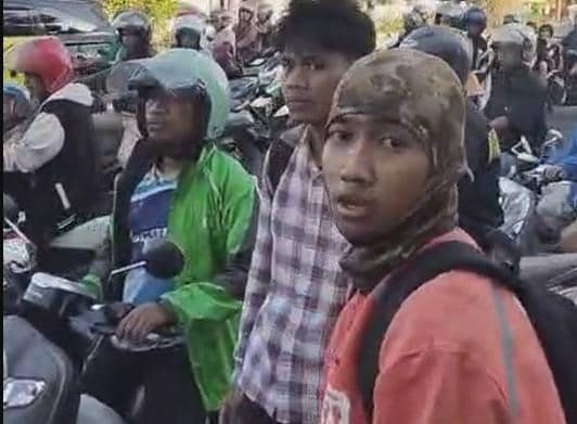 Ojol Diduga Dianiaya Rombongan Pengantar Jenazah di Makassar
