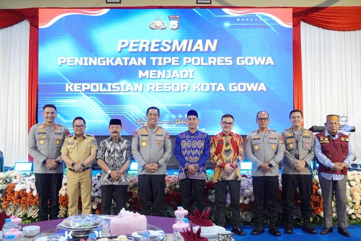 Polres Gowa Naik Status Jadi Polresta, Kapolda: Pelayanan Juga Meningkat