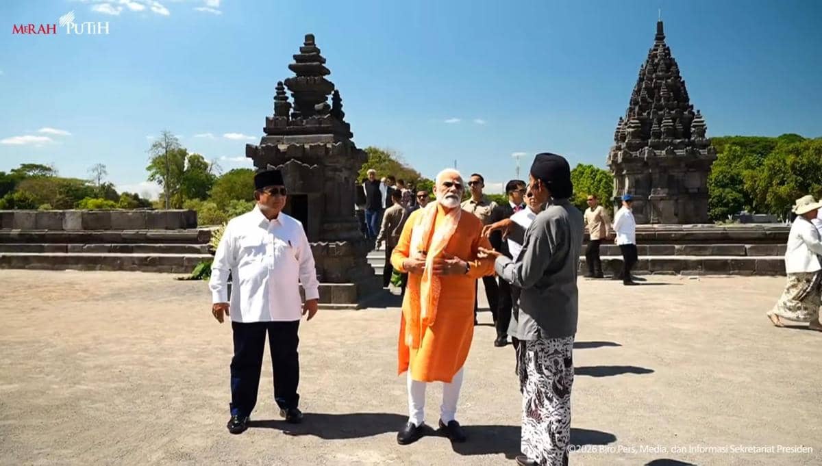 Prabowo: Prambanan Simbol Hubungan RI-India Terjalin Lebih 1.000 Tahun