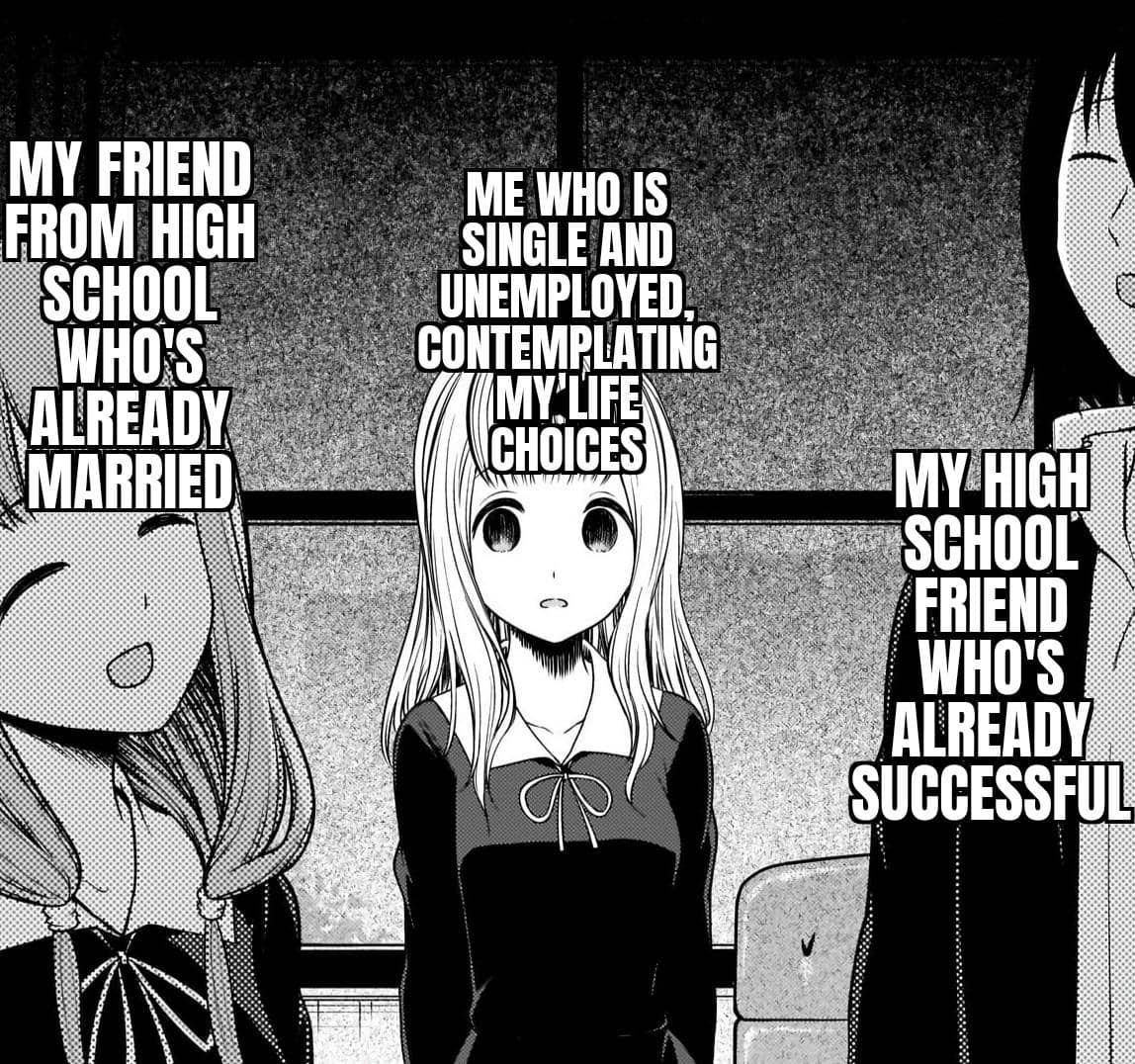 meme anime tentang reuni
