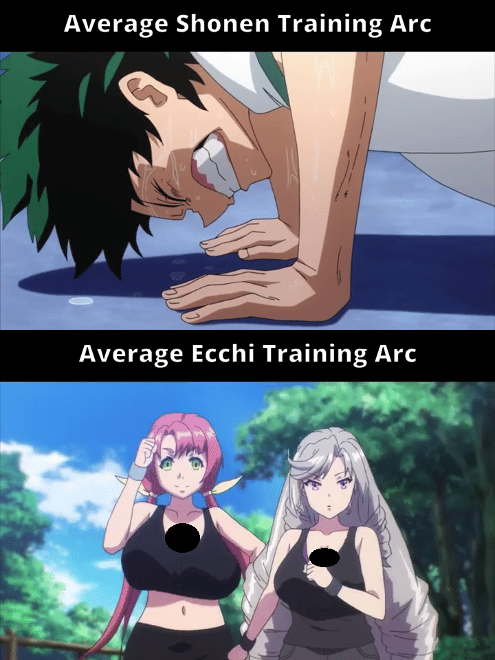meme anime tentang arc latihan