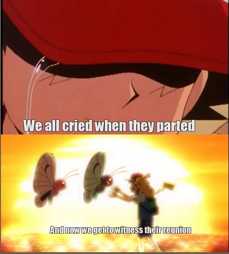 meme anime tentang reuni