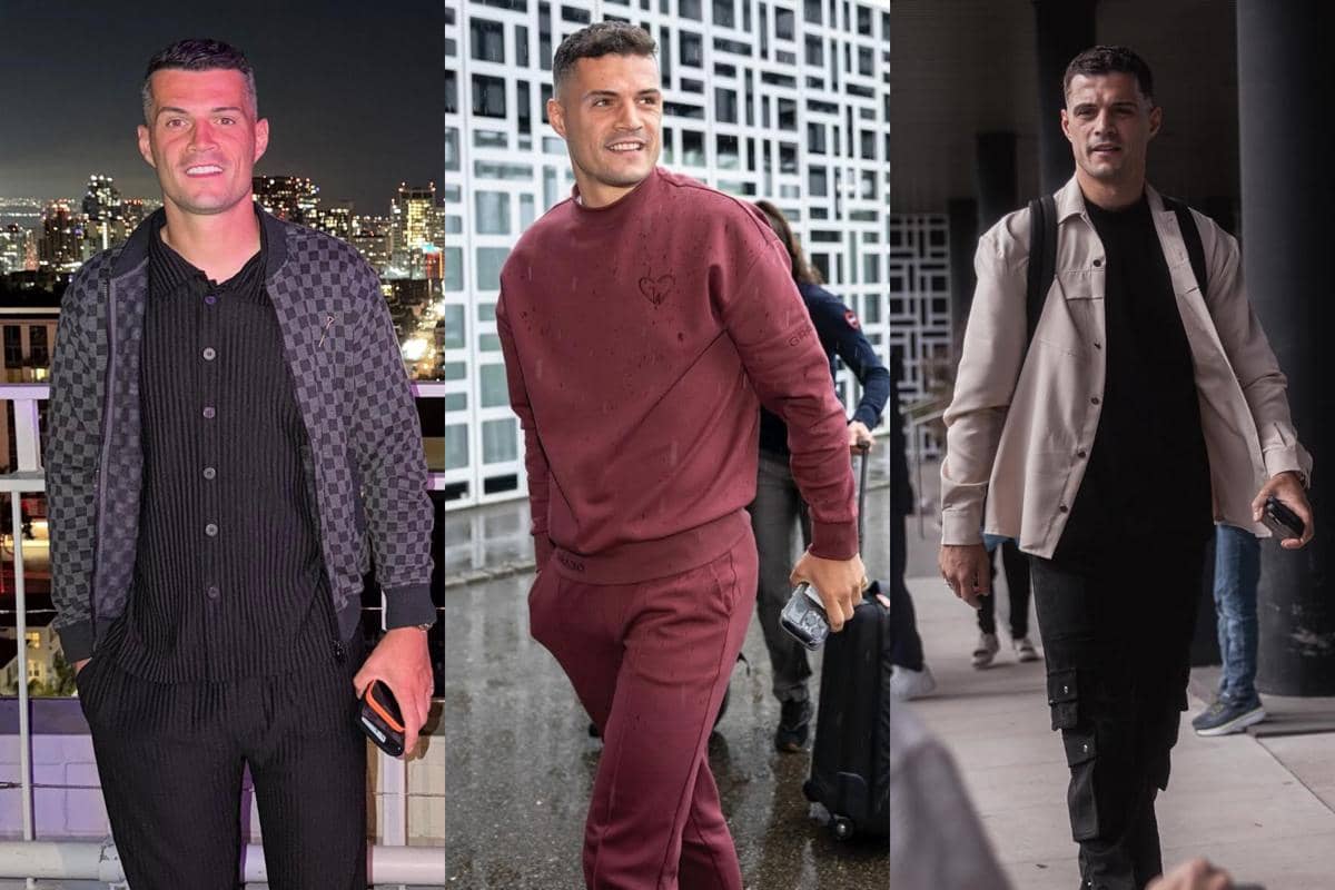 7 Inspirasi Outfit Kasual Ala Granit Xhaka, Pemain Timnas Swiss