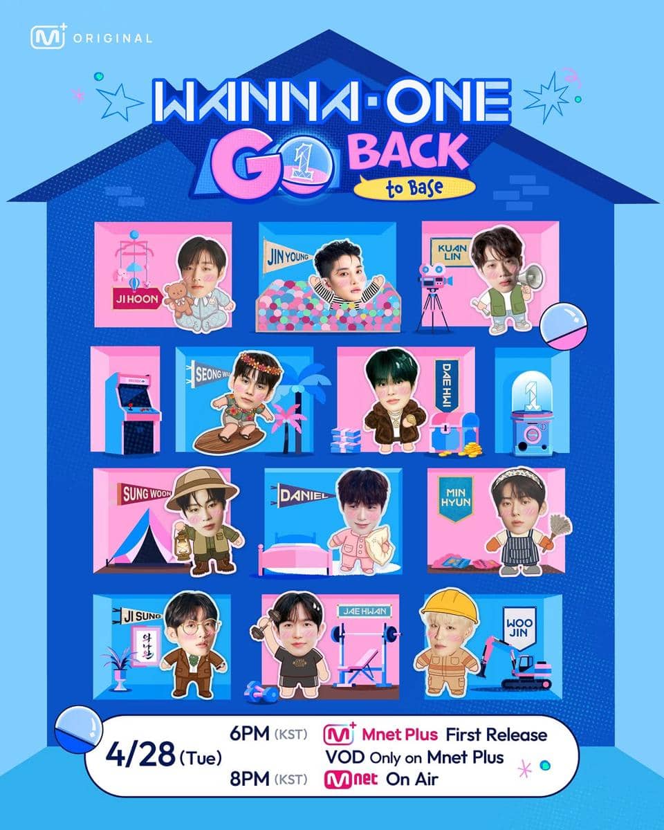 Poster WANNA ONE GO: Back to Base