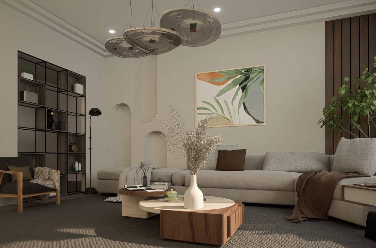 5 Desain Ruang Tamu Bernuansa Earth Tone yang Menenangkan