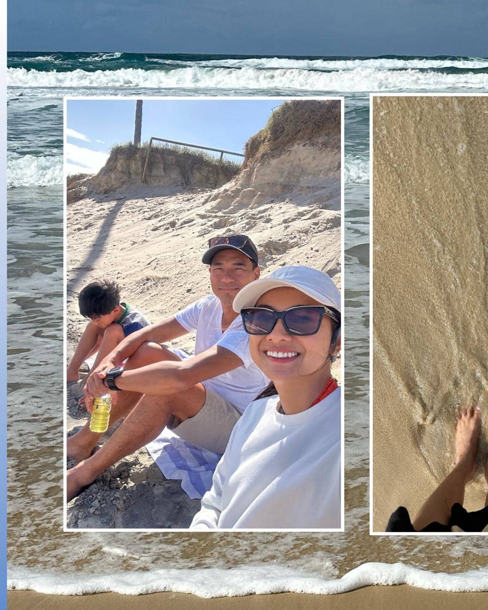 Keluarga Rini Yulianti liburan di Gold Coast