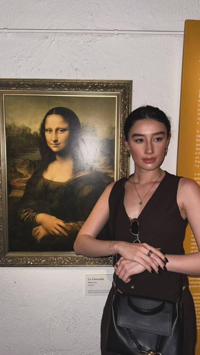 Natasha Ryder liburan di Kota Roma