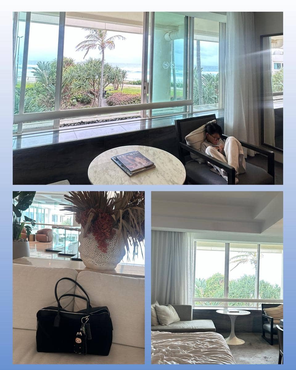Keluarga Rini Yulianti liburan di Gold Coast