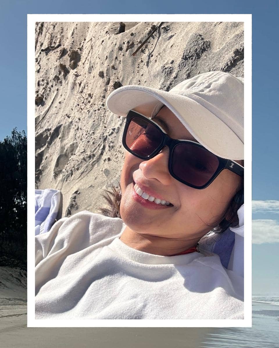 Keluarga Rini Yulianti liburan di Gold Coast