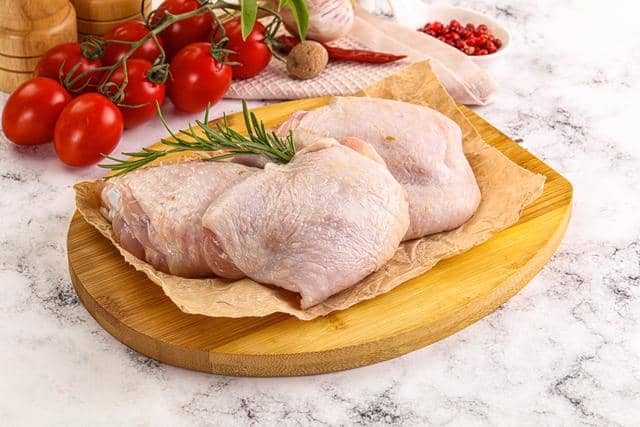 ilustrasi paha ayam filet