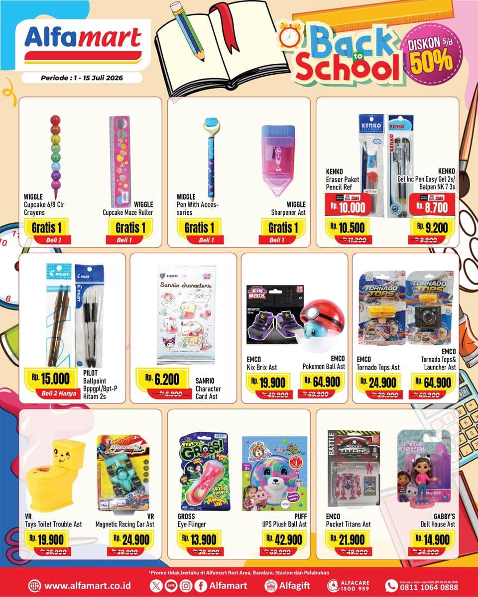 Promo Back to School Alfamart 2026