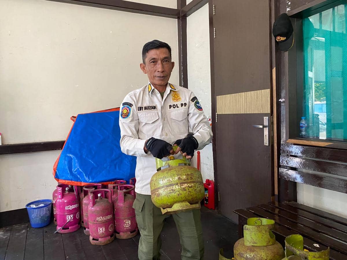 Masih Ada Pelaku Usaha Pakai LPG Subsidi, Satpol PP Amankan 108 Tabung
