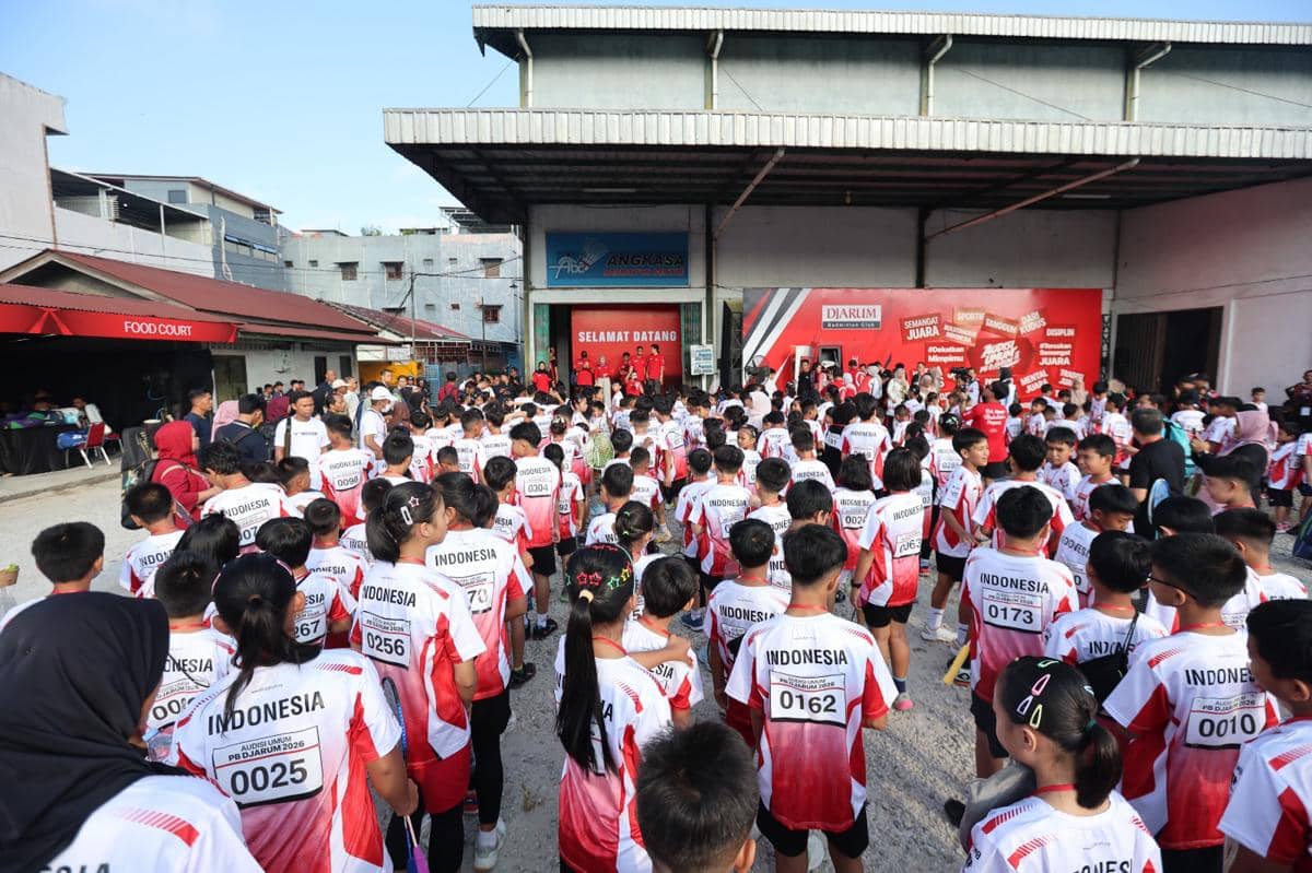 Pekanbaru Awali Audisi Umum Djarum 2026, Diikuti 306 Peserta