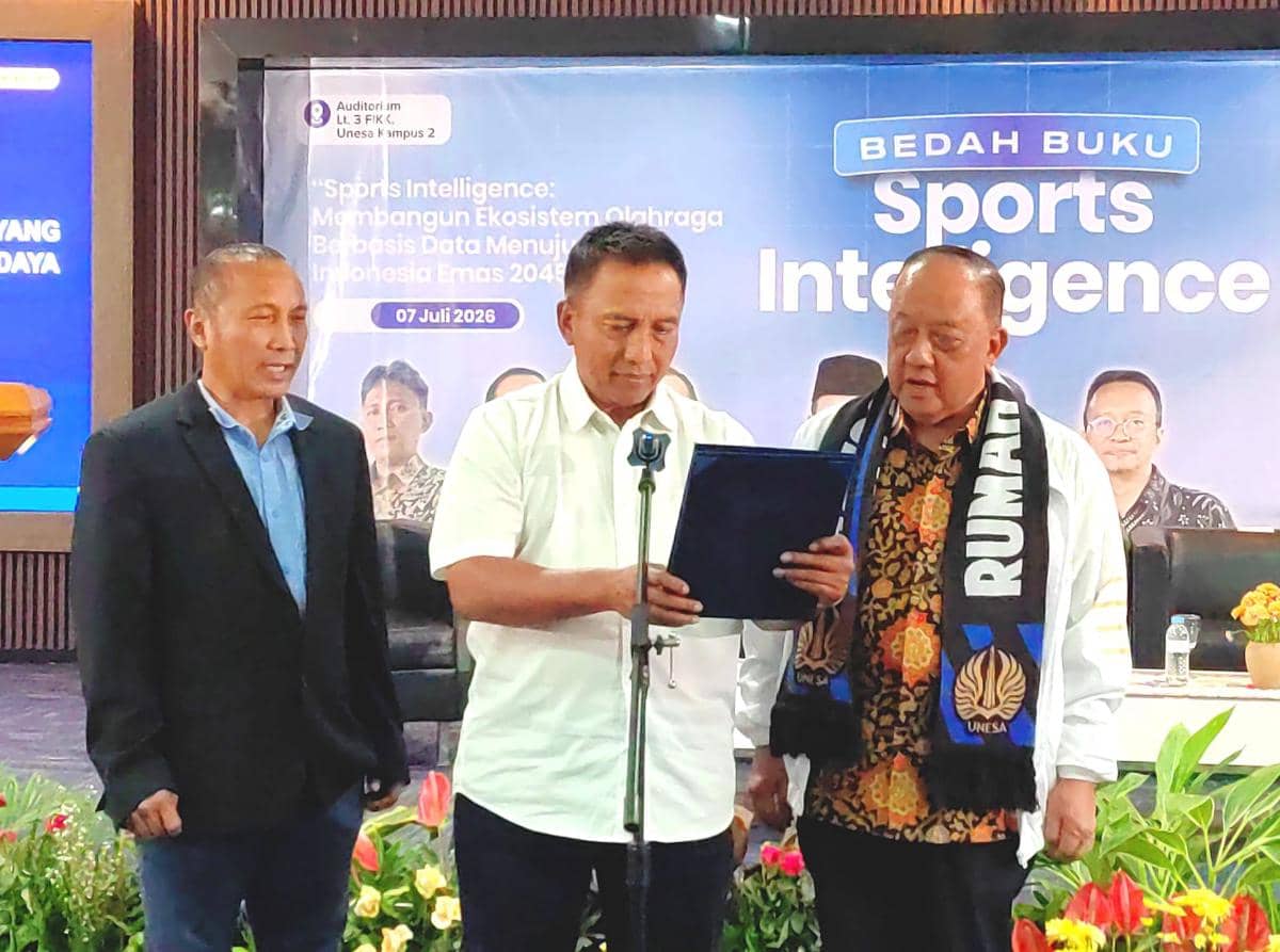 KONI Luncurkan Sekaligus Bedah Buku Sports Intelligence di UNESA