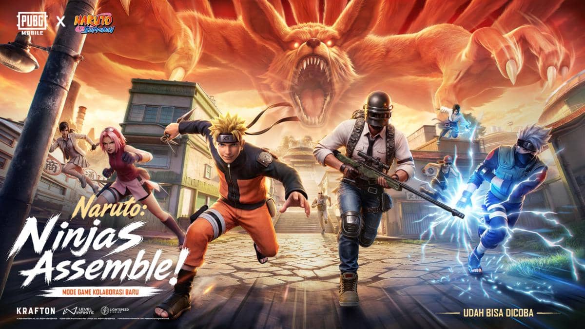 PUBG MOBILE Versi 4.5 Hadirkan Kolaborasi Naruto Shippuuden!